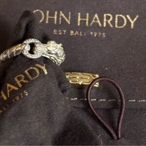 John Hardy Silver Dragon Motif Ring